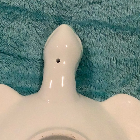 Ceramic SeaTurtle Serve Bowl or Jewelry Dish NWT Coastal Collection 10”X7.5X2.5 - Picture 11 of 14